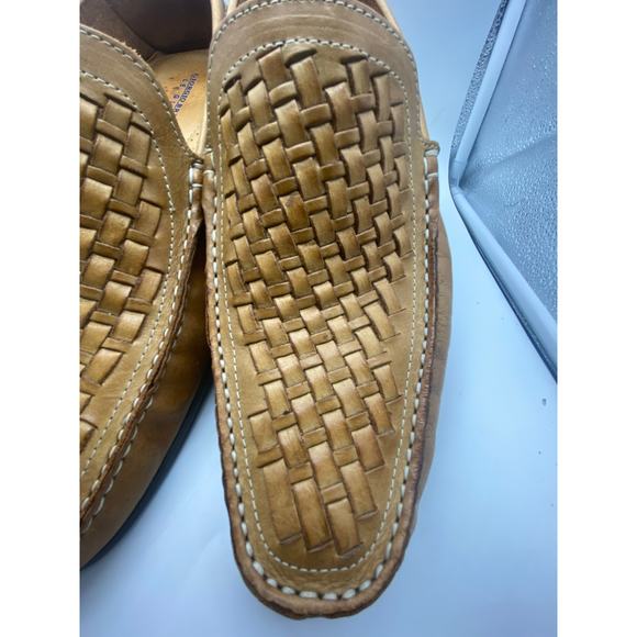 GIORGIO BRUTINI Mens sz 12M Tan Basket Weave Leather Loafers Shoe
Made in Brazil - Picture 4 of 9